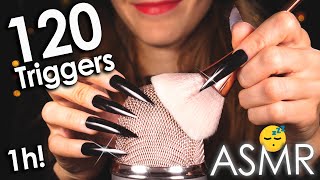 [ASMR] 120 Best Triggers For Sleep & Deep Relaxation 😴 1Hr (No Talking) screenshot 3