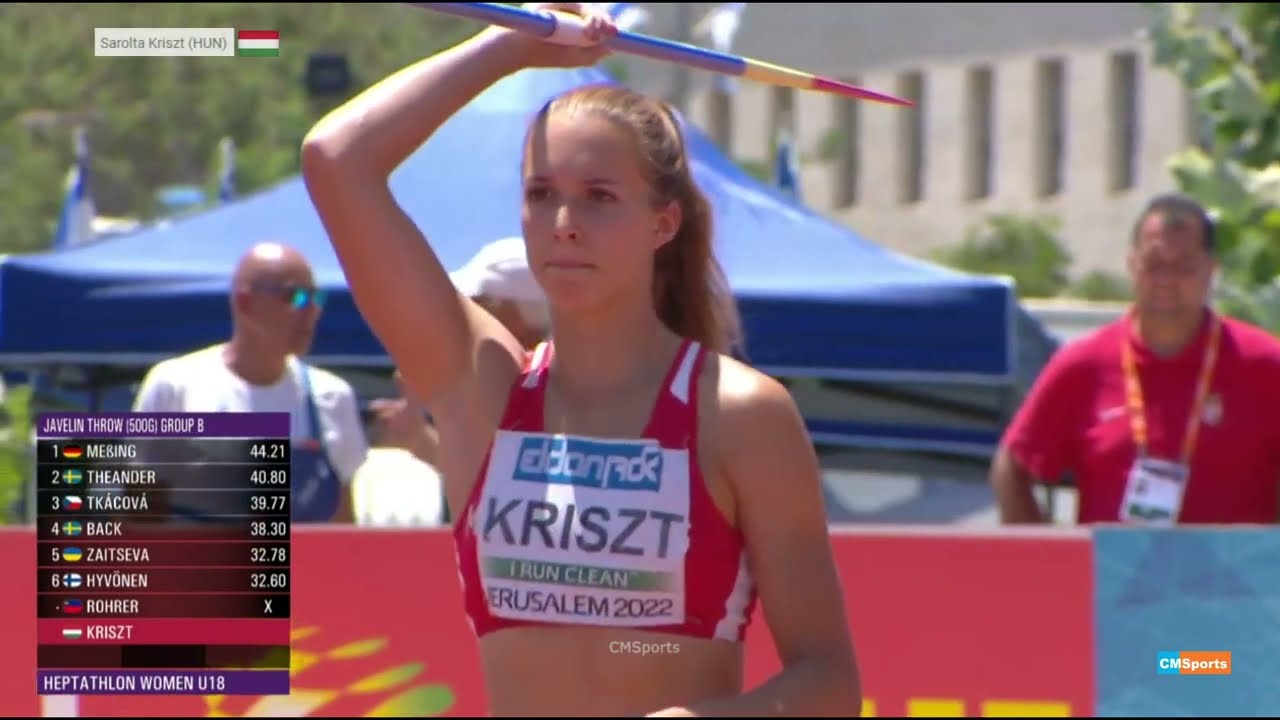 Sarolta KRISZT — Javelin Throw — European Athletics U18 Championships