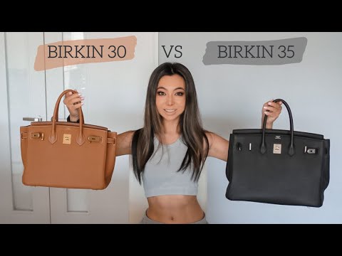 Birkin 30 vs Birkin 35 Comparison (what you can fit inside) 