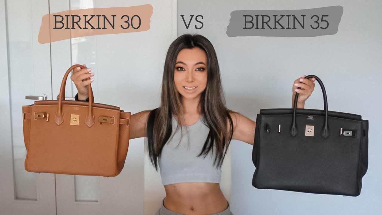 Birkin 30 vs Birkin 35, comparing two birkin sizes 