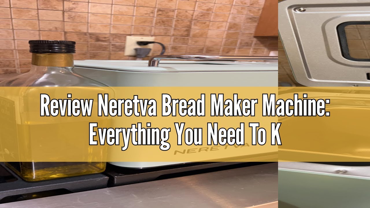  Neretva Bread Maker Machine, 20-in-1 2LB Automatic Breadmaker  with Gluten Free Pizza Sourdough Setting, Digital, Programmable, 1 Hour  Keep Warm, 2 Loaf Sizes, 3 Crust Colors - Receipe Booked Included: Home &  Kitchen