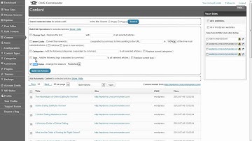 How to bulk edit Wordpress posts and pages on all your websites with CMS Commander