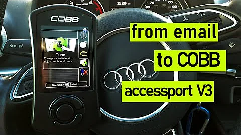 How to transfer your DSG protune to your cobb accessport
