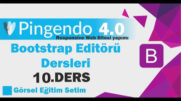 Pingendo Bootstrap 4 Editör ile Web Tasarım Dersleri- Responsive Site Yapımı- Ders 10