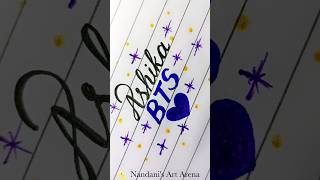 Ashika Bts Name Art