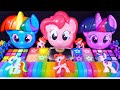 My little pony slime mixing makeup into clear slime asmr satisfying  368