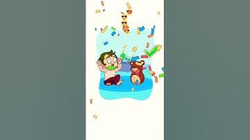 Make girl angry noob game | Android & iOS #shorts #animação