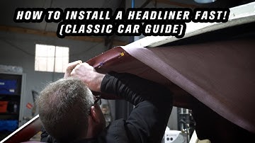 Classic Car Headliner Install – Quick & Easy Tutorial!