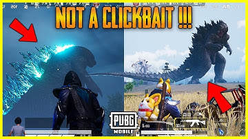 PUBG MOBILE GODZILLA VS KONG MODE ( THIS IS NOT CLICKBAIT ) | GODZILLA ON ERANGEL MAP - THIS IS 🔥😍😲