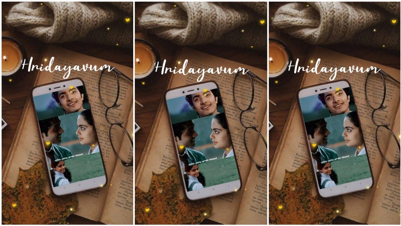 Best Hridayavum Hridayavum Full Screen Whatsapp Status Notebook 