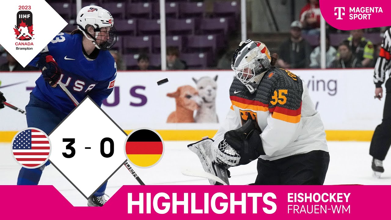 USA - Deutschland Highlights Eishockey Frauen WM 2023