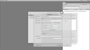 Putting Files to the Webserver with Dreamweaver FTP
