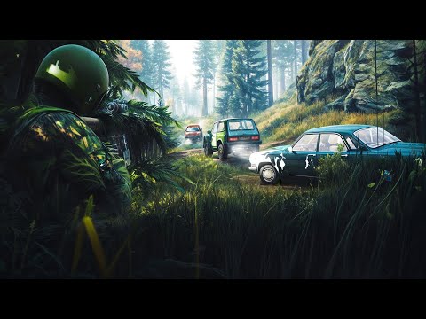 Принял конвой и ограбил клановую базу в лесу - DayZ