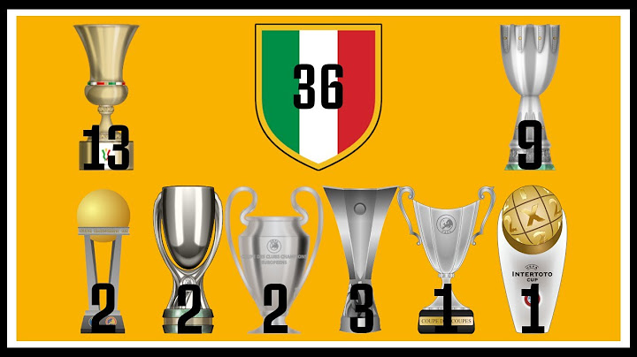 Palmares Juventus: coppe e trofei (al 2019)