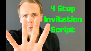 4 Step Invitation Script For Network Marketing - [How To Invite In 2020]