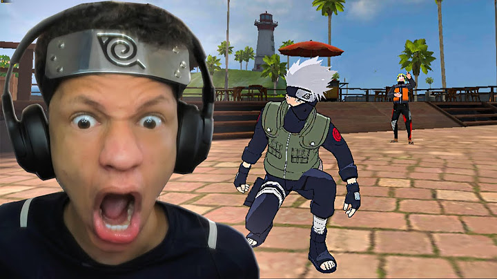 FINGIR SER BOOT E USEI A SKIN DO KAKASHI NO FREE FIRE!