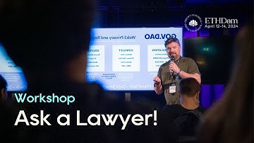 Workshop | Oliver Smith | Ask a Lawyer! Web3 Privacy Workshop | ETHDam 2024