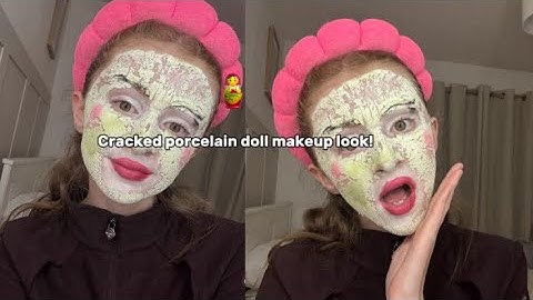 CRACKED PORCELAIN DOLL MAKEUP LOOK! |itzz.flo1