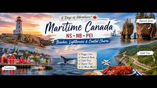 Maritime Provinces 8 Days  Tour: 📍 Halifax, Nova Scotia – Day 1