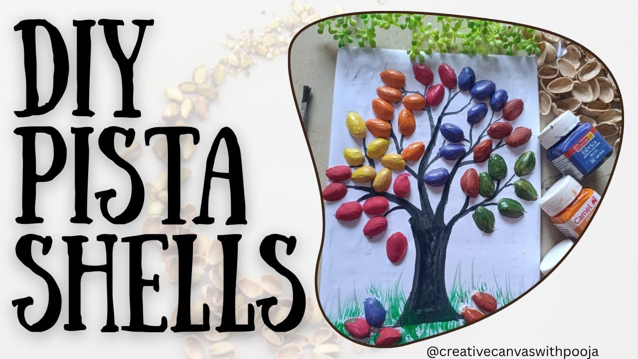 Easy Pista Shell wall Hanging Crafts | Home Decor Crafts |DIY|Wall Decor ideas #pistashellcrafts