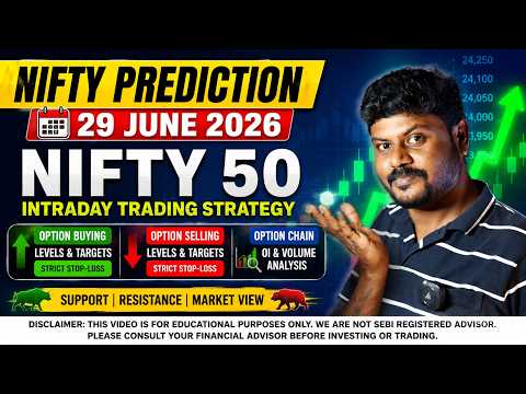Nifty Pre-Market Today | 29 June 2026 | FII DII Data | Option Chain Analysis |