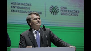 Discurso presidente Jair Bolsonaro durante o Encontro Nacional do Agro