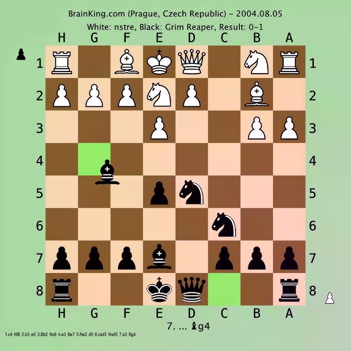 Play Ruy Lopez-Morphy Defense, Columbus - Alvin Chessgames