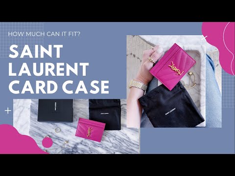Saint Laurent Card Holder | How Much Does it Actually Fit?