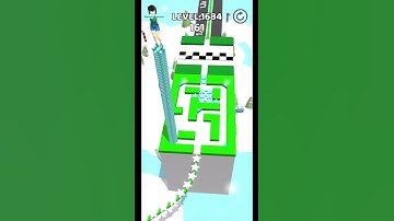 Gameplay top mobile games Relaxing n satisfying game iOS/ANDROID Stacky Dash  #gameplay Level 1684