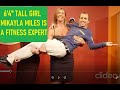 64 tall girl mikayla miles is a fitness expert