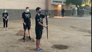 02/22/21 Drill Team Practice - Armed Exhibition - Part 4