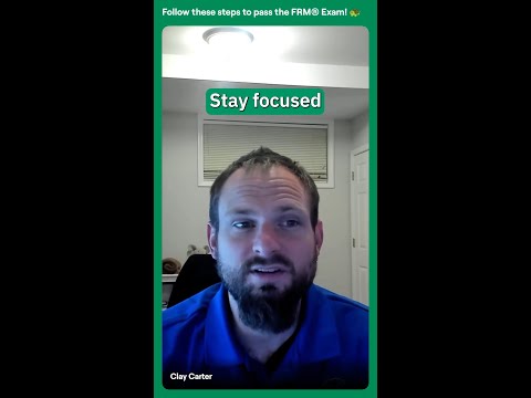 Don't Waste Your Time! Pass the FRM® by Following These Steps