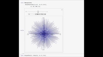 Mathemtica Polar Plot Animation #3