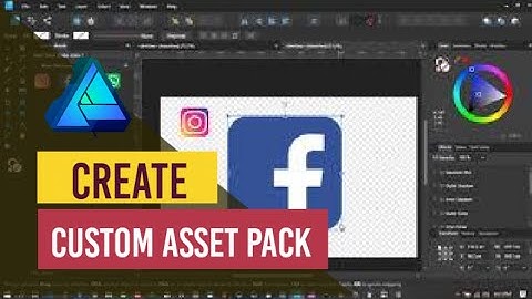 Create Custom Asset Packs in Affinity Designer