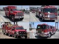Fire Trucks responding to a wildfire in Los Angeles [2017]