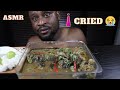 Mukbang Super Spicy Oxtails Pepper Soup that made me Cry😭 African Mukbang/Black in Japan