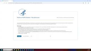 No Surprises Act: Notice of IDR Initiation  Resubmission Web Form Demo