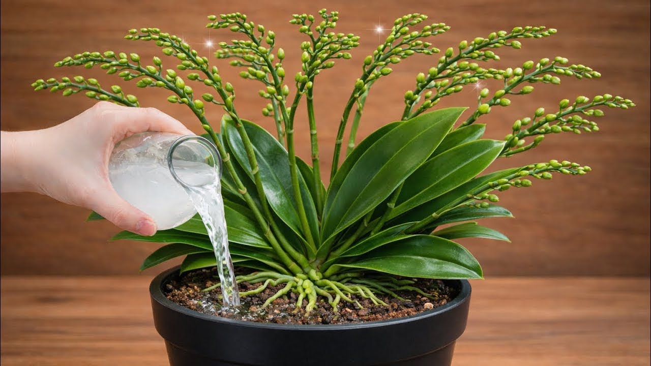 Посыпьте их этим! Нецветущие орхидеи внезапно зацветут.