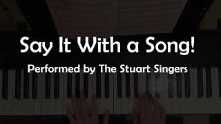 Download Lagu Stuart Singers ‘Say it with a Song’ - lockdown 2020 MP3 Download Lagu Stuart Singers ‘Say it with a Song’ - lockdown 2020 MP3