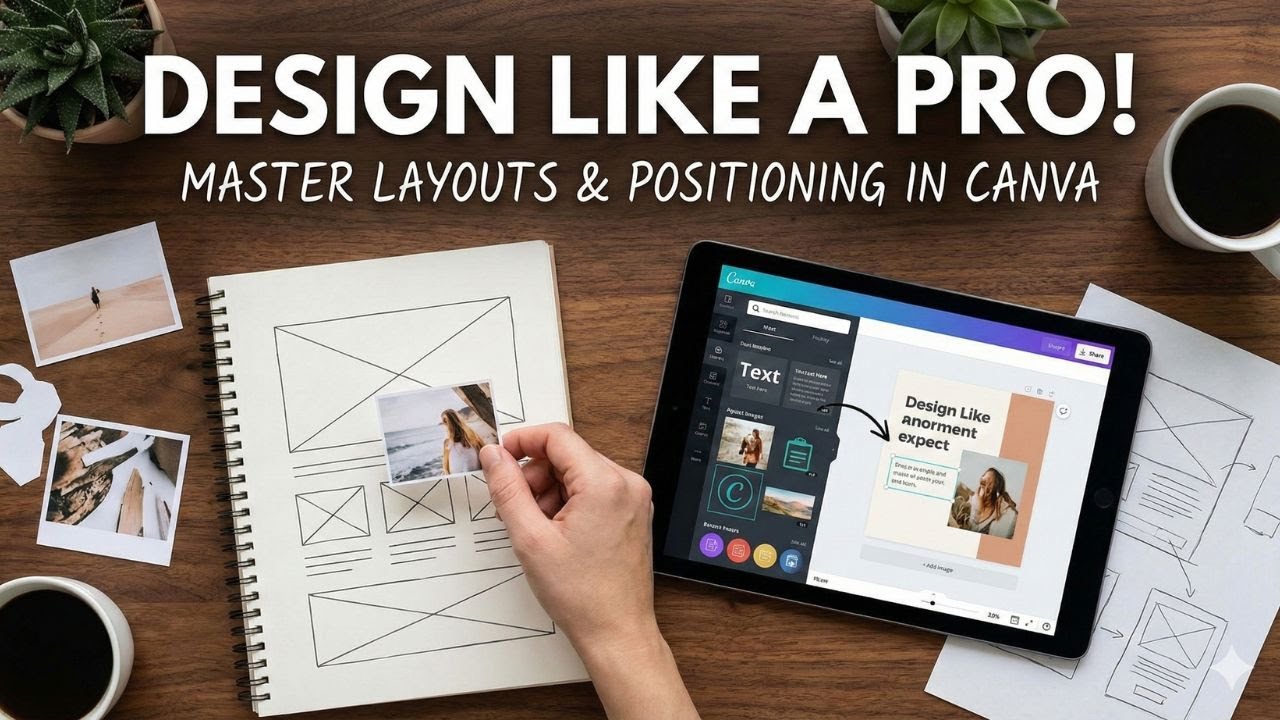 How to Add and Position Elements in Canva - YouTube