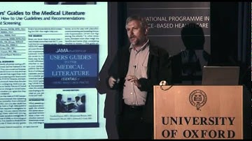 Paul Glasziou The Future of Evidence-Based Medicine Part 01