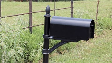 Unboxing Architectural Mailboxes Hamilton Post and Ironside Mailbox & Complete Installation