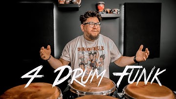 How To Do A 4 Drum Funk Groove Fill on Congas