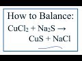 Balancing Chemical Equations and Atoms
