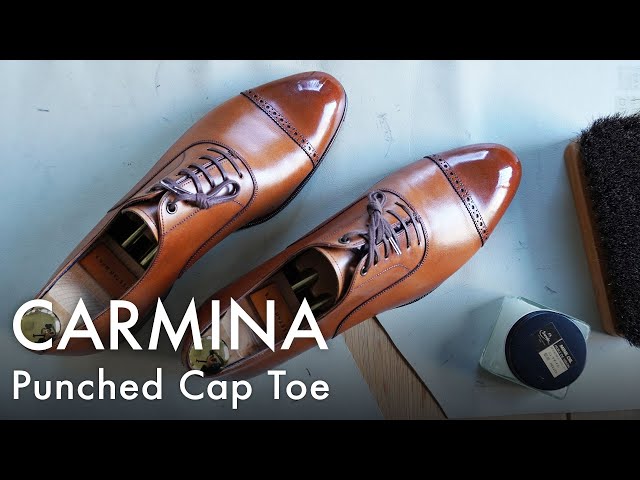 さくCARMINA カルミナ パンチドキャップトゥ ブラウン UK9 sddefault.jpg