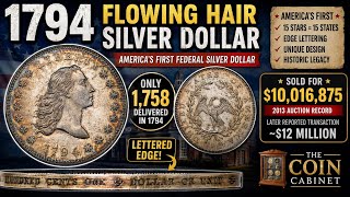 1794 Flowing Hair Dollar โ Americaโs First Silver Dollar! ๐บ๐ธ