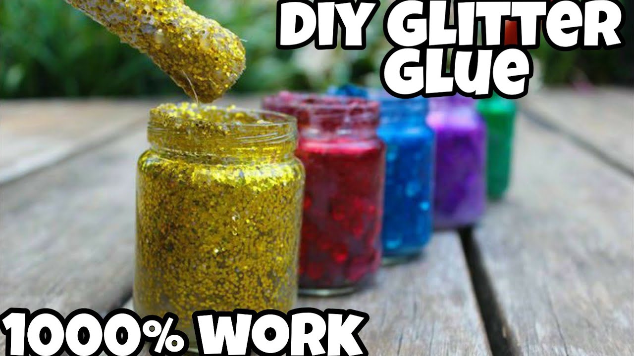 Make Glitter Glue - Follow this Easy DIY Glitter Glue Tutorial w