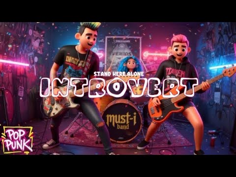 Stand here alone - Introvert | pop punk cover | by Must-i (lirik video) 
