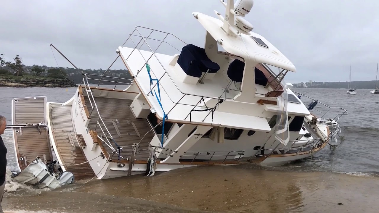 yacht storm sydney