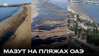 На пляжах ОАЭ разлив мазута. Туристы жалуются на тошноту